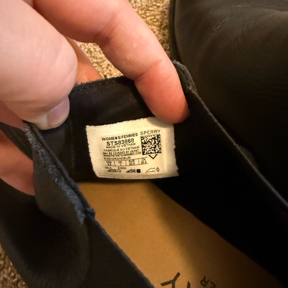 Sperry Black Leather Chelsea Booties - Picture 4 of 6
